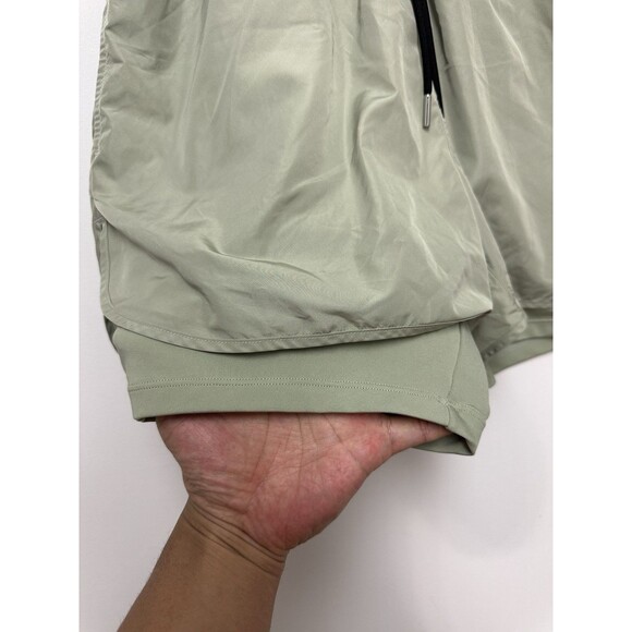 Sporty And Rich Compression Shorts Women’s Medium Mint Green Running Good Health - Picture 7 of 13